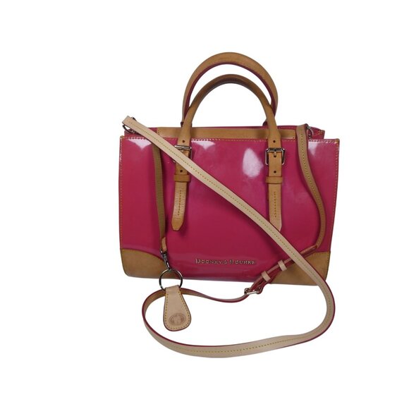 Dooney‎ & Bourke Fuchsia Pink Shoulder Bag (Needs some TLC) - Picture 1 of 12